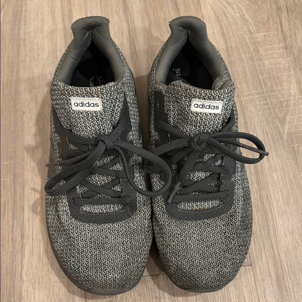 Adidas Men's Charcoal Knit Sneakers